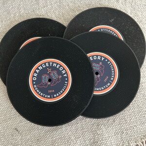 Orangetheory Black Coasters Set